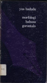 Morfologi bahasa Gorontalo