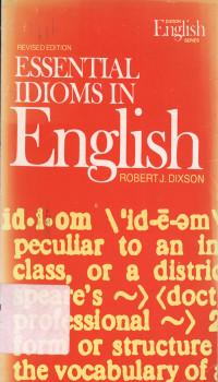 Essential idioms in English