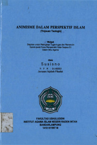 Animisme dalam perspektif islam(tinjauan teologis)