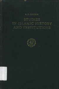 Studies in Islamic history and institutions