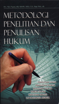 Metodologi penelitian dan penulisan hukum