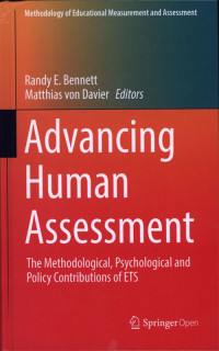 Advancing Human Assessment : The Methodological, Psychological and Policy Contributions of ETS.