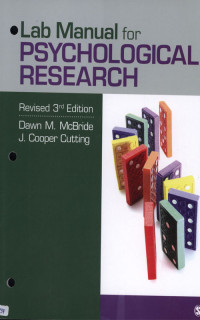 Lab Manual for Psychological Research.