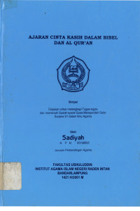 Ajaran cinta kasih dalam Bibel dan Al qur'an