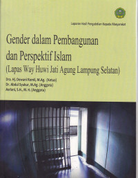 Gender dalam pembangunan dan perspektif islam (Lapas Way Huwi Jati Agung Lampung Selatan