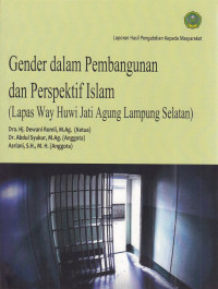 Gender dalam pembangunan dan perspektif islam (Lapas Way Jati Agung Lampung Selatan)