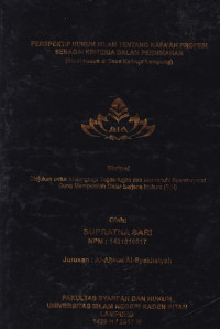 Perspektif Hukum Islam tentang Kafa;ah Profesi sebagai Kriteria dalam Pernikahan (Studi Kasus di Desa Kalirejo Lampung)