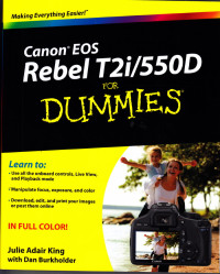 For Dummies: Canon EOS RebelT2i/550D For Dummies