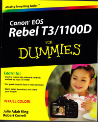 For Dummies: Canon EOS RebelT3/1100D For Dummies