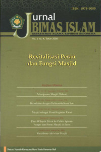 Jurnal : Bimas Islam