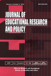 Jurnal : Educational Research and Policy