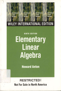 Elementary linear algebra