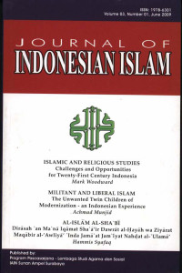 Journal : Indonesian Islam