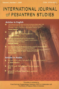 International journal of Pesantren Studies