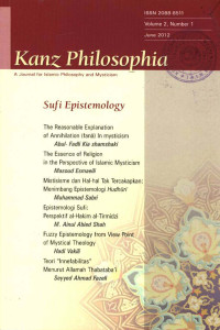 Jurnal : Kanz Philosophia