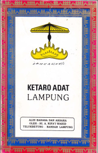 Ketaro adat Lampung
