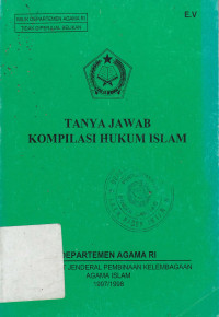 Tanya jawab kompilasi hukum Islam