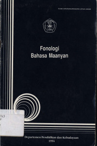 Fonologi bahasa Maanyan