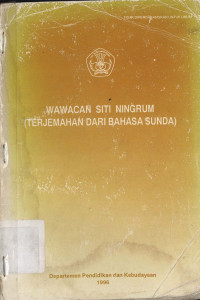 Wawacan Siti Ningrum (terjemahan dari bahasa Sunda)