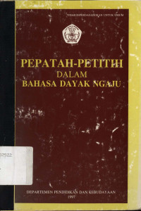 Pepatah Petitih dalam bahasa Dayak Ngaju
