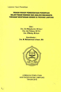 Prinsip-prinsip pemberdayaan perempuan dalam Piagam Madinah dan analisis wacananya terhadap kesetaraan gender di Provinsi Lampung
