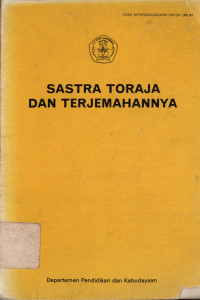 Sastra Toraja dan terjemahannya