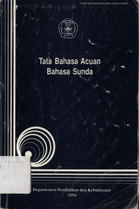 Tata Bahasa acuan bahasa Sunda