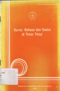 Survei bahasa dan sastra di Timor Timur
