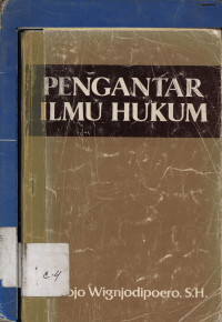 Pengantar ilmu hukum