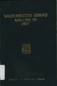 Vademecum Bimas volume III 1977 (essensi vol.1)
II)