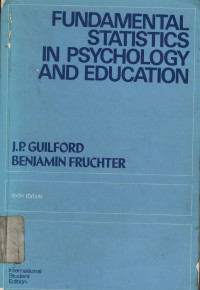 Fundamental statistics in psychology and education